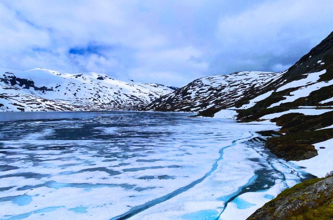 Icy Lake Norway