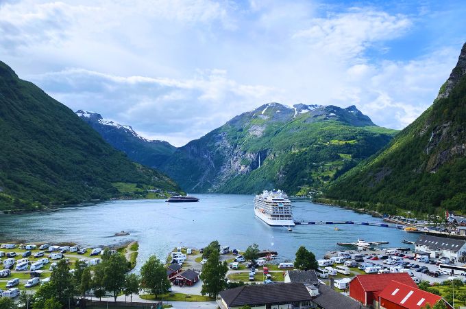 View from Hotel Geiranger